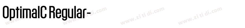 OptimalC Regular字体转换 OptimalC Regular字体转换